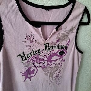 Harley-Davidson Women's Lavender Graphic Tank